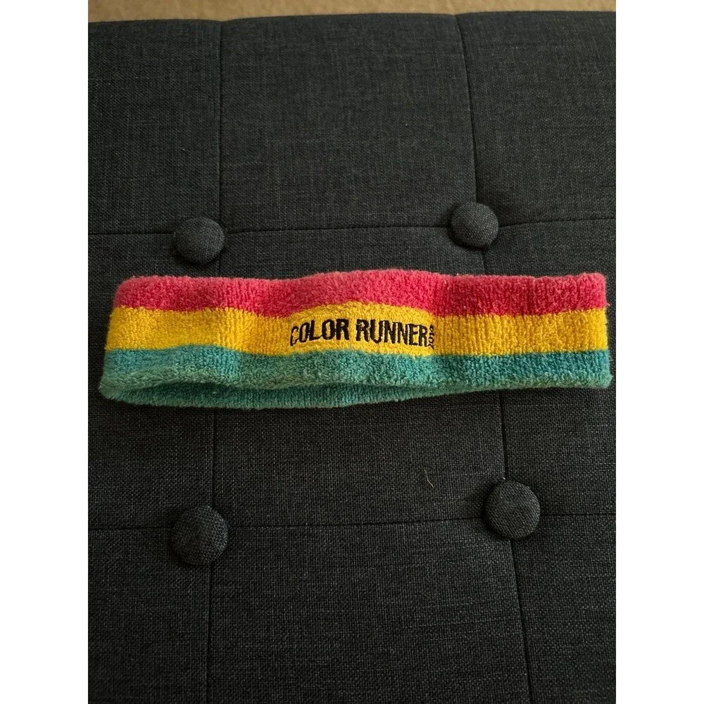 Color Runner rainbow headband 2014